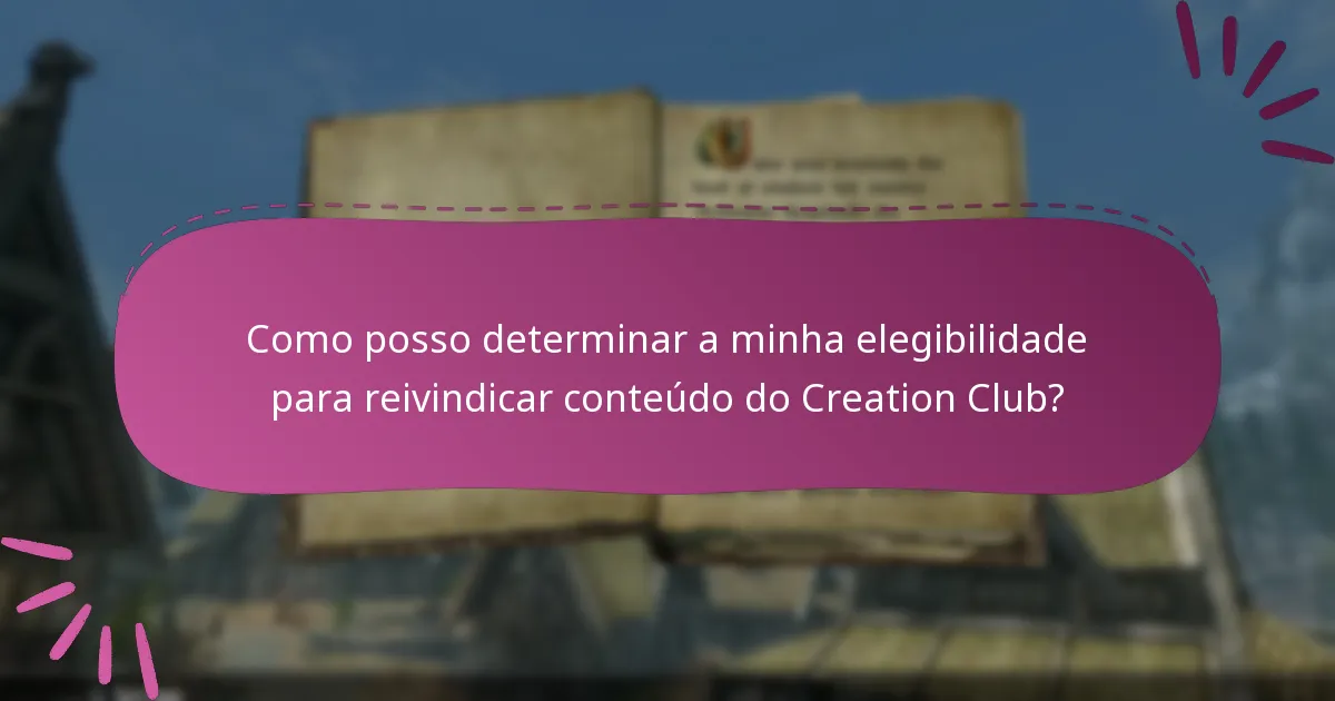 Quais novos lançamentos estão disponíveis no Creation Club?