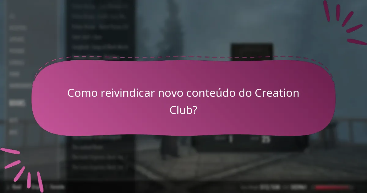 Quais são os lançamentos futuros para o Creation Club da edição especial de Skyrim?