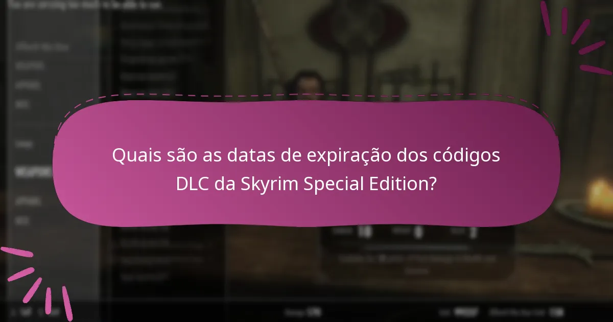Onde posso comprar códigos DLC válidos da Skyrim Special Edition?